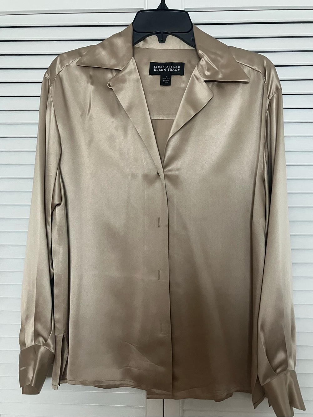 Linda Allard for Ellen Tracy Vintage Silk Blouse